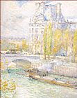 Le Louvre et le Pont Royal by childe hassam